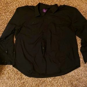 Bruno New York XXL black button-up